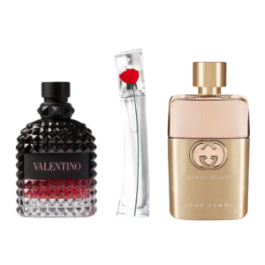 3 perfumes – Gucci Guilty, Valentino Uomo Intense e Flower by Kenzo ((KAUFE 1 BEKOMME 3))