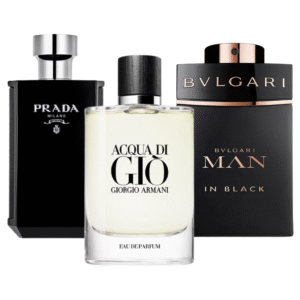 3 Parfüms – Bvlgari In Black, Acqua Di Giò & L’Homme Prada Intense (KAUFE 1 BEKOMME 3)